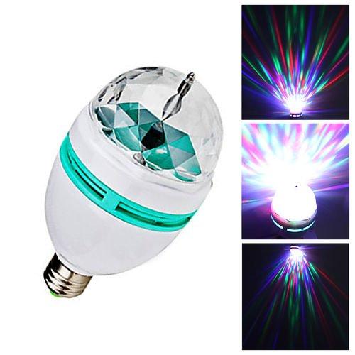 Đèn quẩy led xoay 360 độ, 7 màu LED3-6W, E27, 220V - trang trí sân khấu, karaoke, bar,...