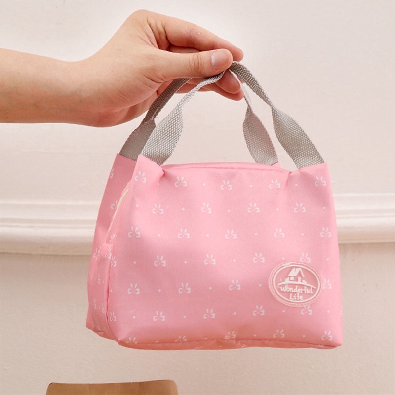 Túi giữ nhiệt đựng cơm hình con cá, túi đựng cơm giữ nhiệt tốt, túi cơm văn phòng hoạ tiết dễ thương