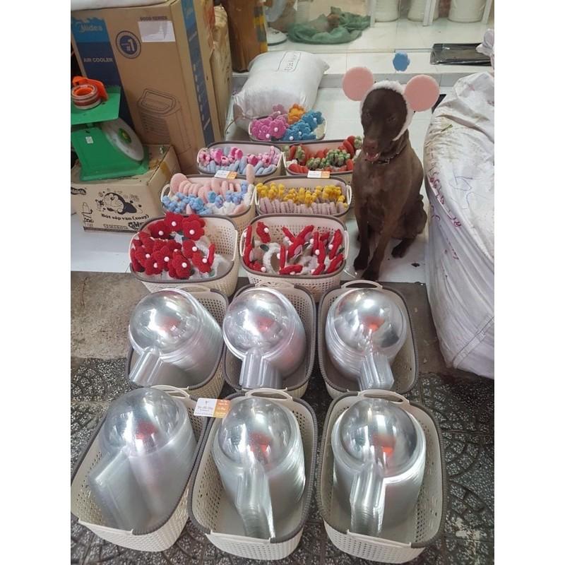 Combo 10 bóng meka size 20 cm bó hoa trong suốt