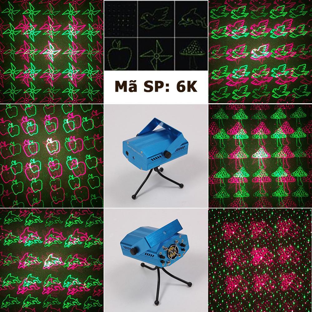 Bán Đèn Laser Mini 6 trong 1 sân khấu, vũ trường, trang trí Karaoke Siêu rẻ