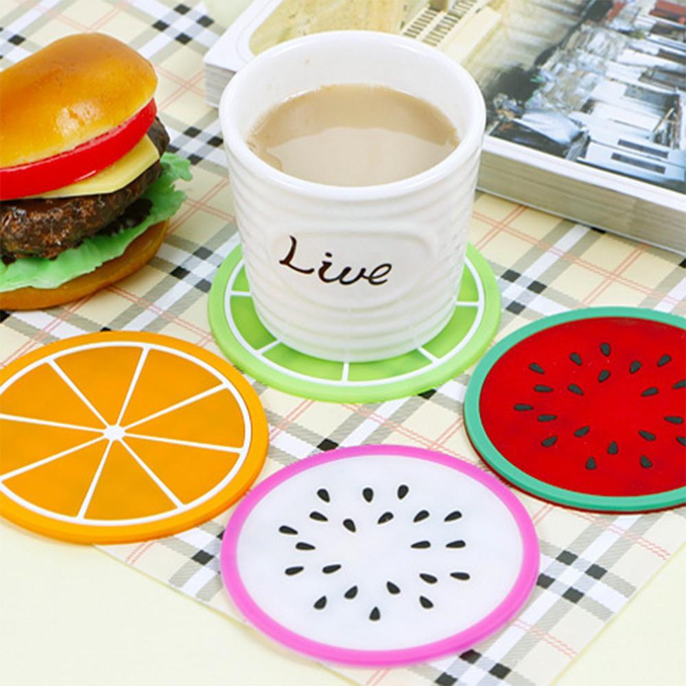 Miếng Lót Cốc, Chai Thủy Tinh - Lót Ly Lát Hoa Quả - Trái Cây