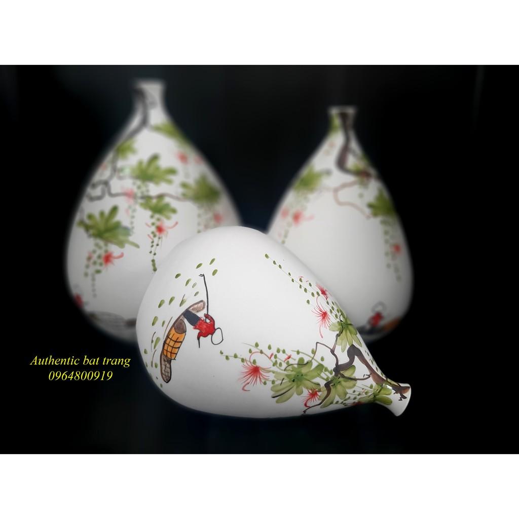 HOME DECOR- BỘ BÌNH TRANG TRÍ, CÂY LỘC VỪNG, SẢN PHẨM VẼ TAY THỦ CÔNG -SẢN XUẤT TẠI LÀNG NGHỀ TRUYỀN THỐNG BÁT TRÀNG