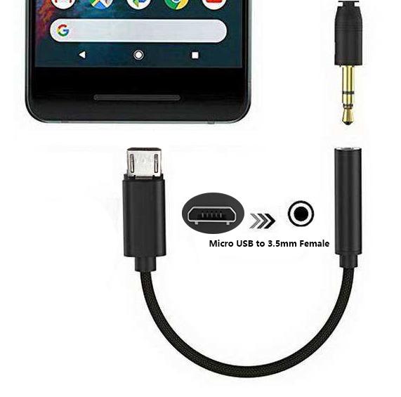 Bộ chuyển đổi cáp tai nghe Micro USB đến 3,5 mm