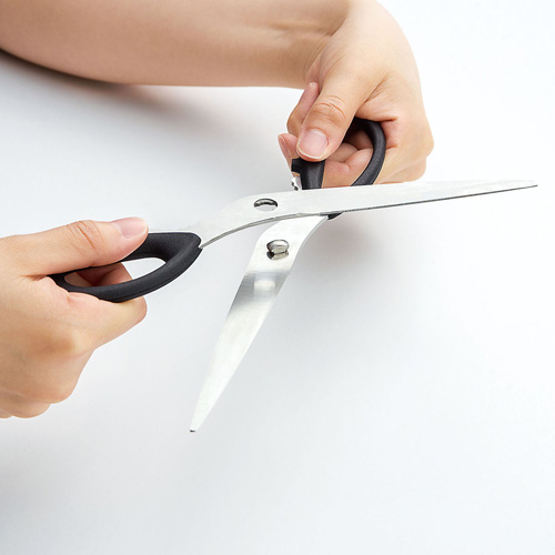 Kéo Nhật Bản cao cấp Shimomura Scissors Black 255mm lưỡi kéo bằng thép cao cấp sắc bén - MADE IN JAPAN
