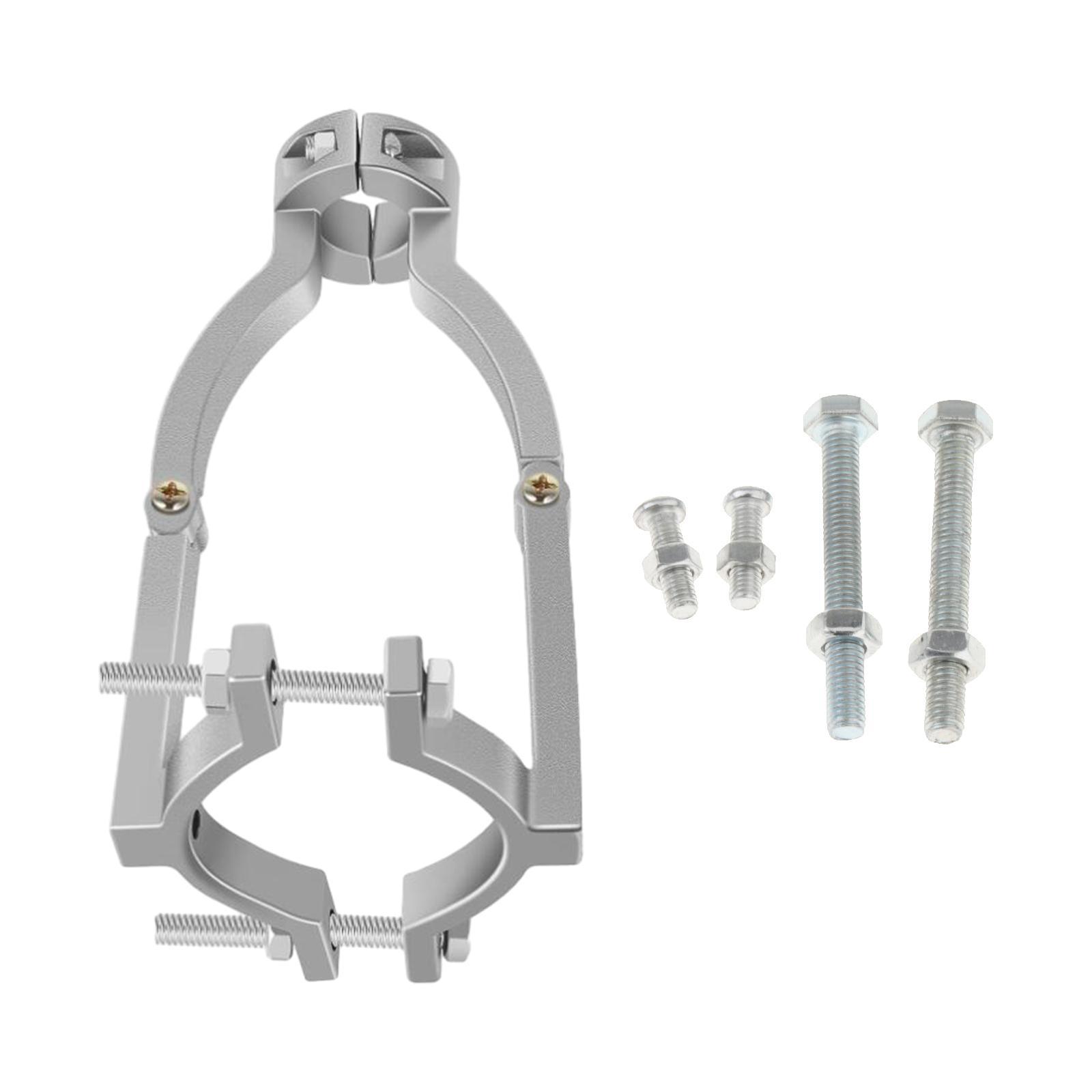 Square Hole Drill Bit Adapter Fixing Bracket Woodworking Stainless Steel Professional for Bench Drill or Hand Drill Drill Machine Accessory