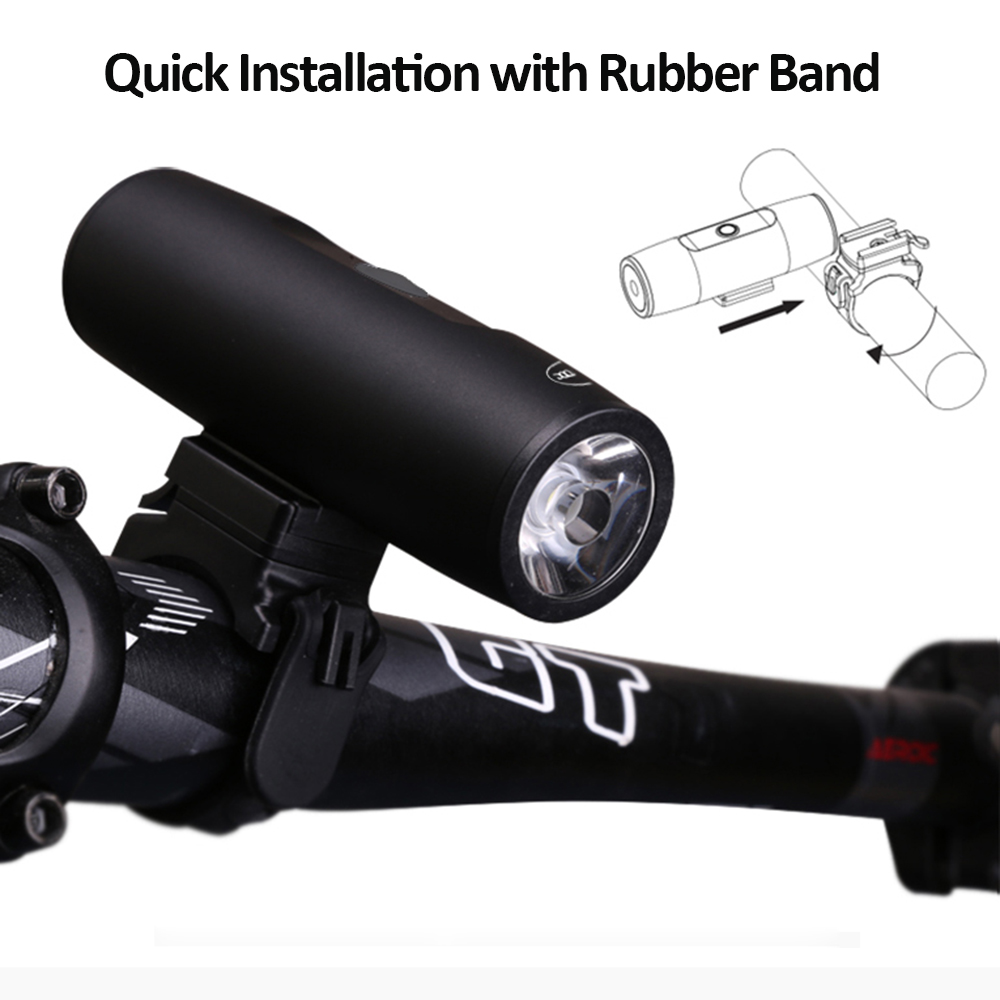 Đèn pin siêu sáng không thấm nước đèn Xe đạp phía trước Đèn pin có thể sạc lại