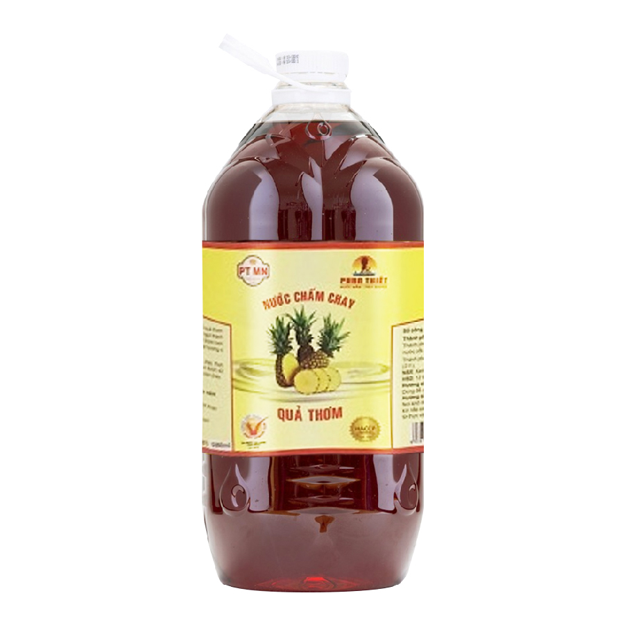 Nước mắm quả thơm chay 5000ml PE- Hàng chính hãng