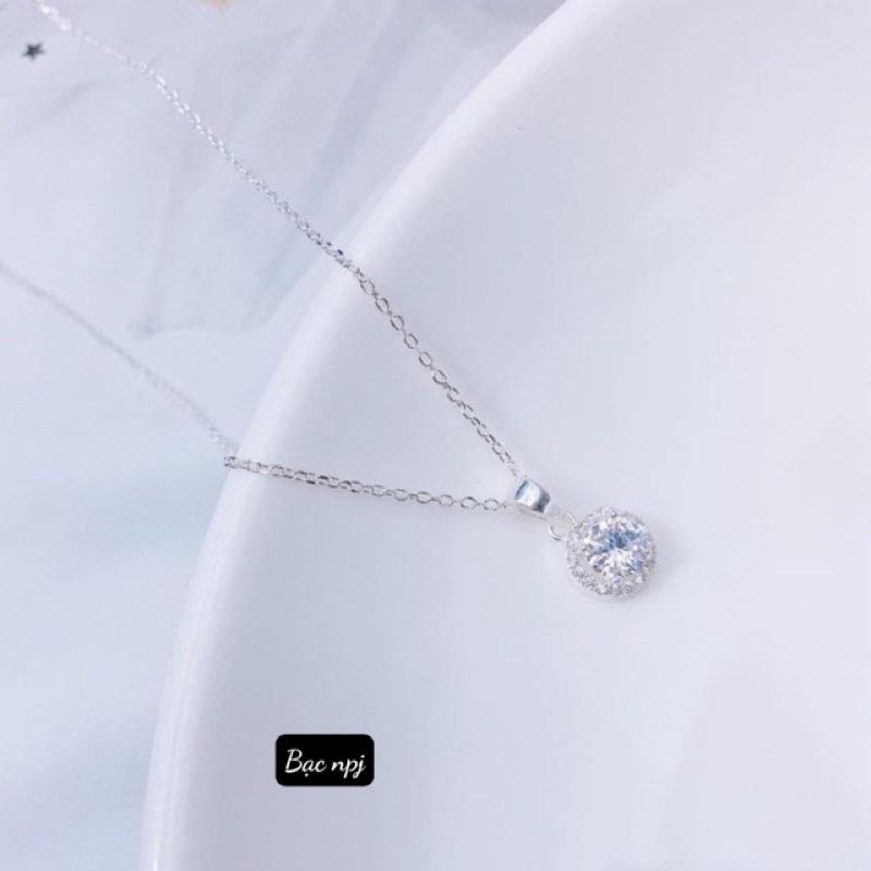 Dây chuyền kèm mặt ️ XINH XẮN ️ , Các mẫu vòng cổ nữ Bạc Ta , giá tận xưởng- Bạc Npj