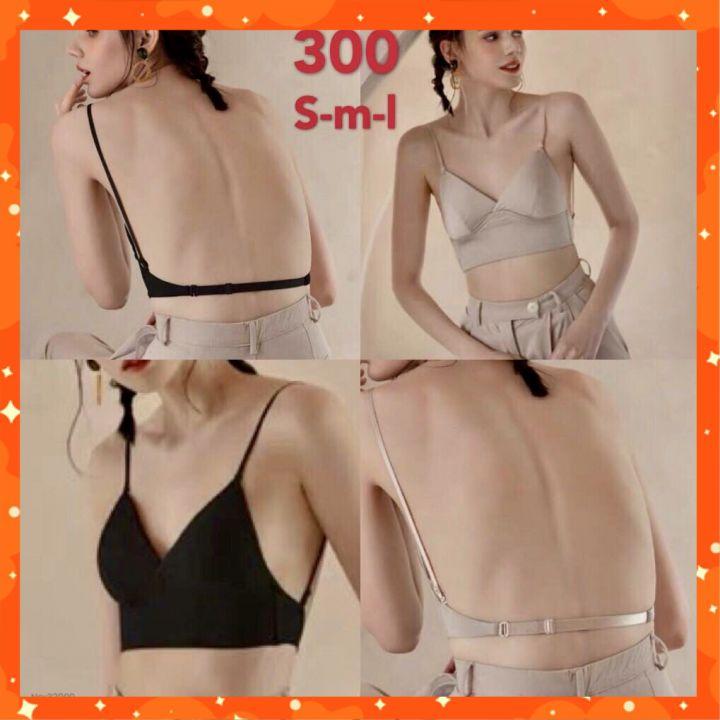 Áo Lót - Áo Ngực Mặc Váy Hở Lưng Chất Su Lụa Cao Cấp Không Gọng