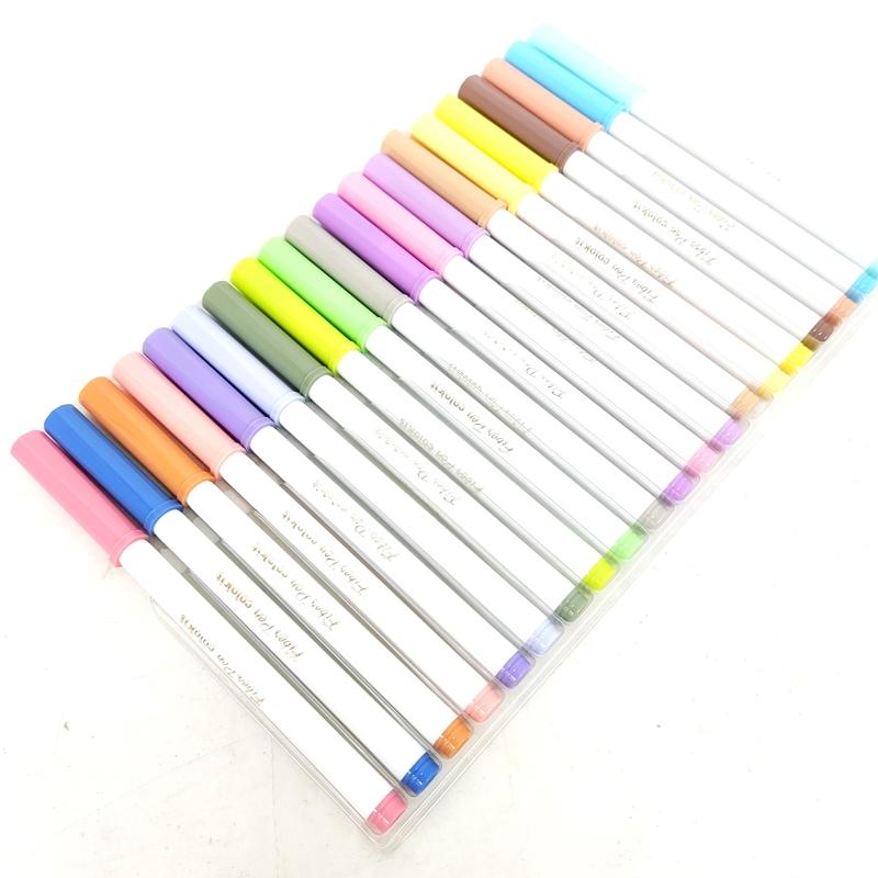 Hộp 20 Bút Lông Màu Pastel Rửa Được Washable Fiber Pen - Colokit SWM-C008