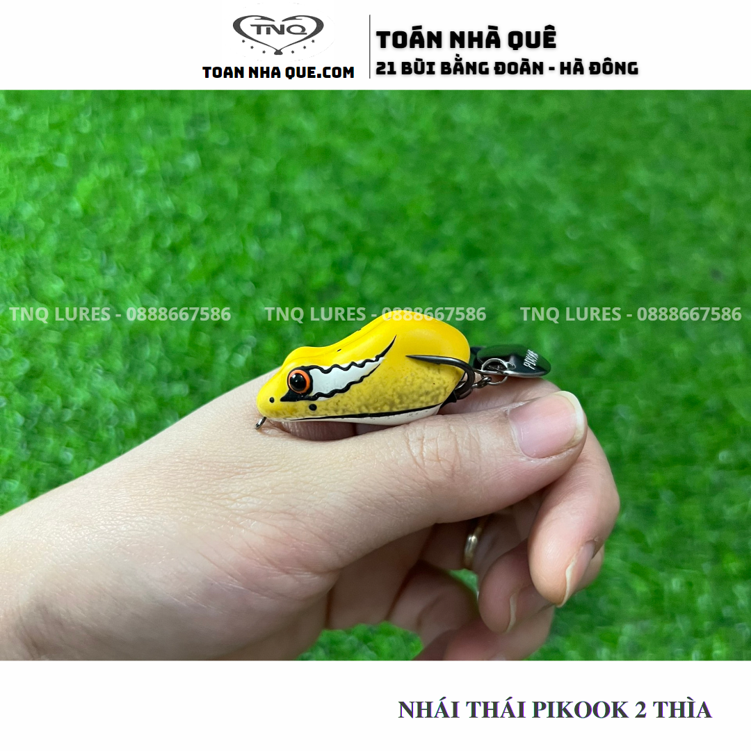 Nhái hơi sóc chuột Pikook Thái Lan - nổi 10.5G câu lóc TNQ LURES - Toán nhà quê giao màu ngẫu nhiên
