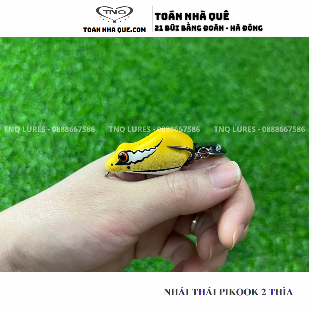 Nhái hơi sóc chuột Pikook Thái Lan - nổi 10.5G câu lóc TNQ LURES - Toán nhà quê  giao màu ngẫu nhiên