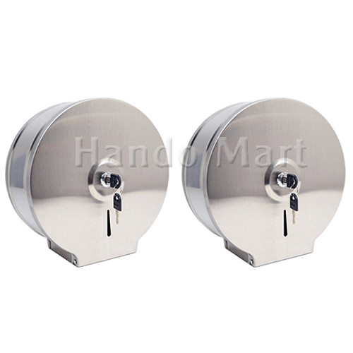 Combo 2 Hộp đựng giấy vệ sinh gắn tường cỡ lớn inox 26cm