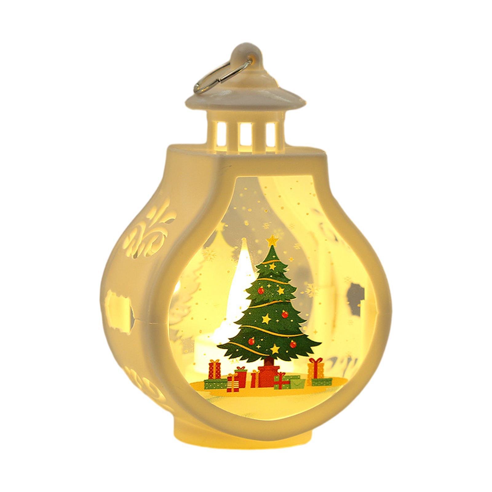 Christmas Candle Lantern Decorative Candle Lantern LED Candle Light for Patio