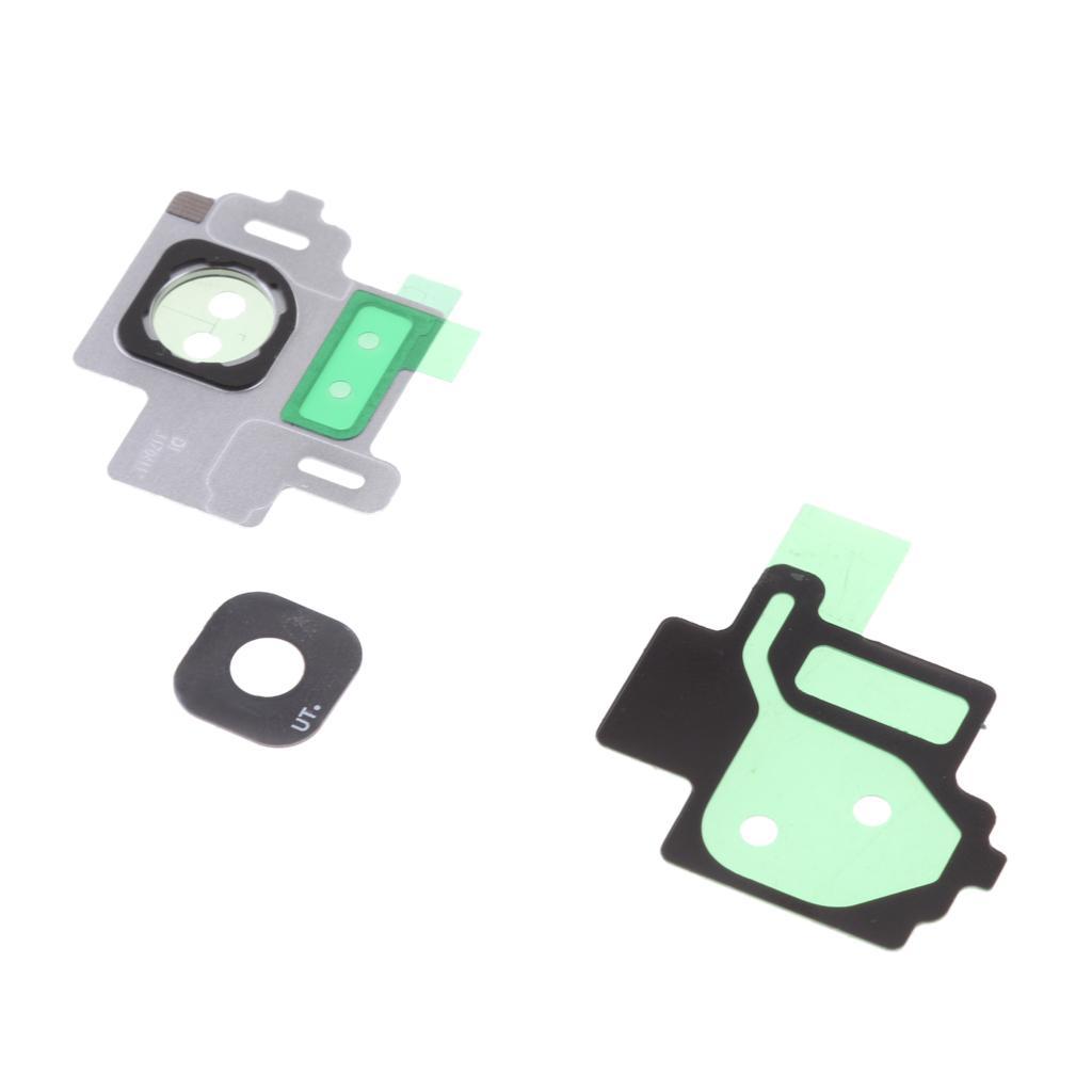 Cell Phone Camera Lens / Flash + Frame Protector Cover Repair Part For Samsung Galaxy S8 / S8 Plus