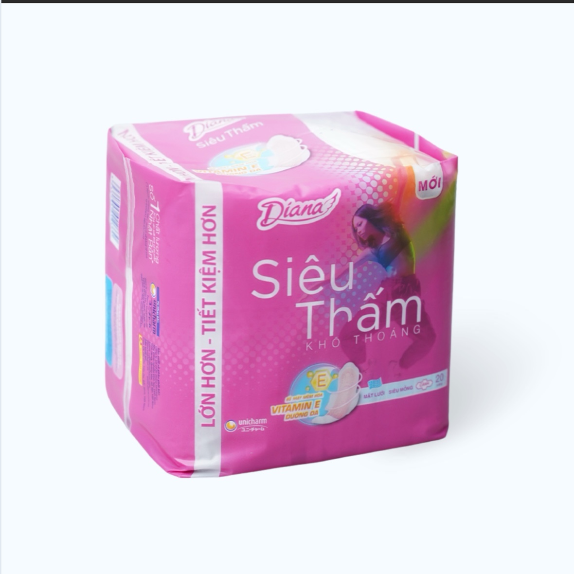 Băng vệ sinh Diana siêu thấm siêu mỏng cánh (Gói 20 miếng)