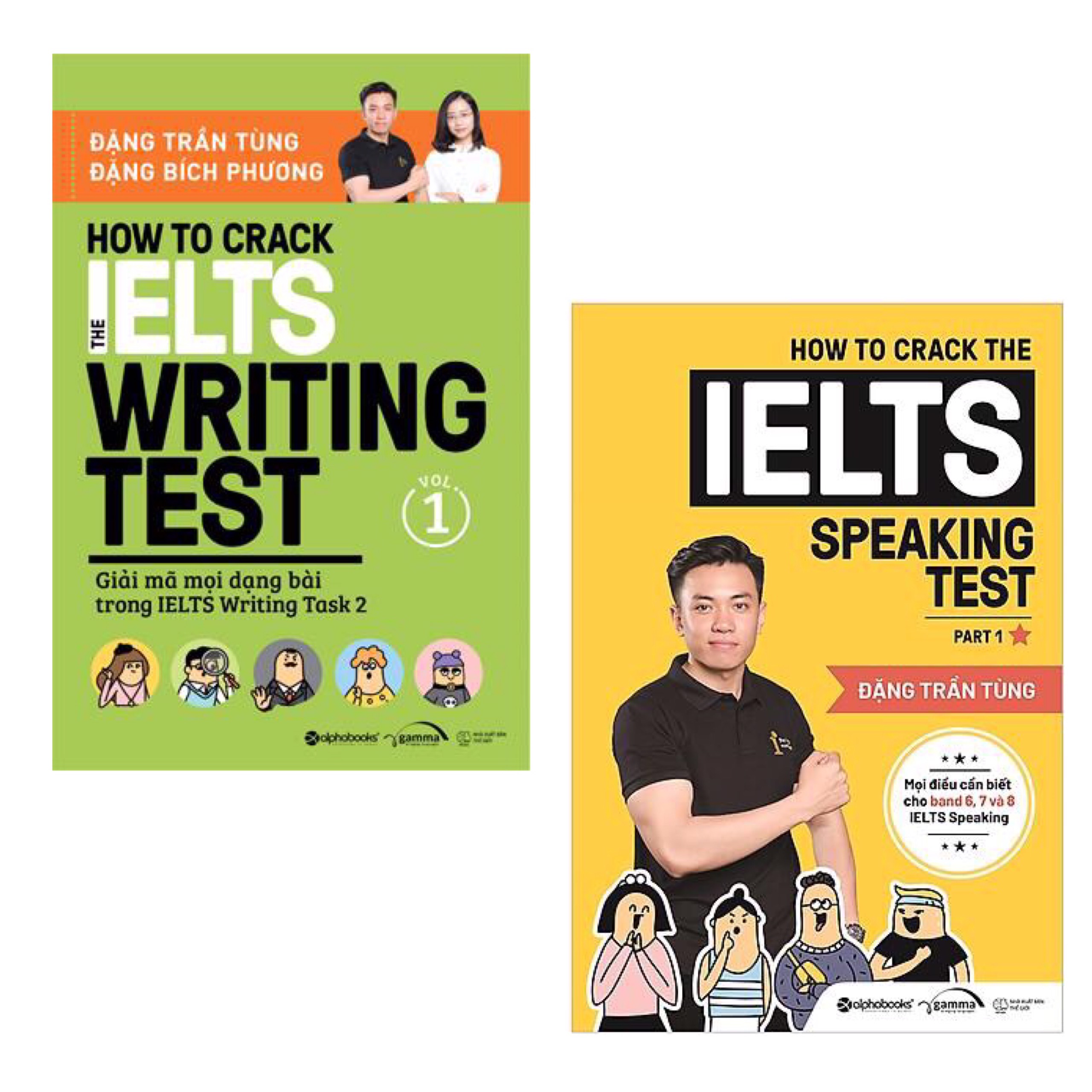 Combo Luyện Thi IELTS: How To Crack The IELTS Writing Test Vol.1 + How To Crack The IELTS Speaking Test - Part 1 (Tái Bản) 