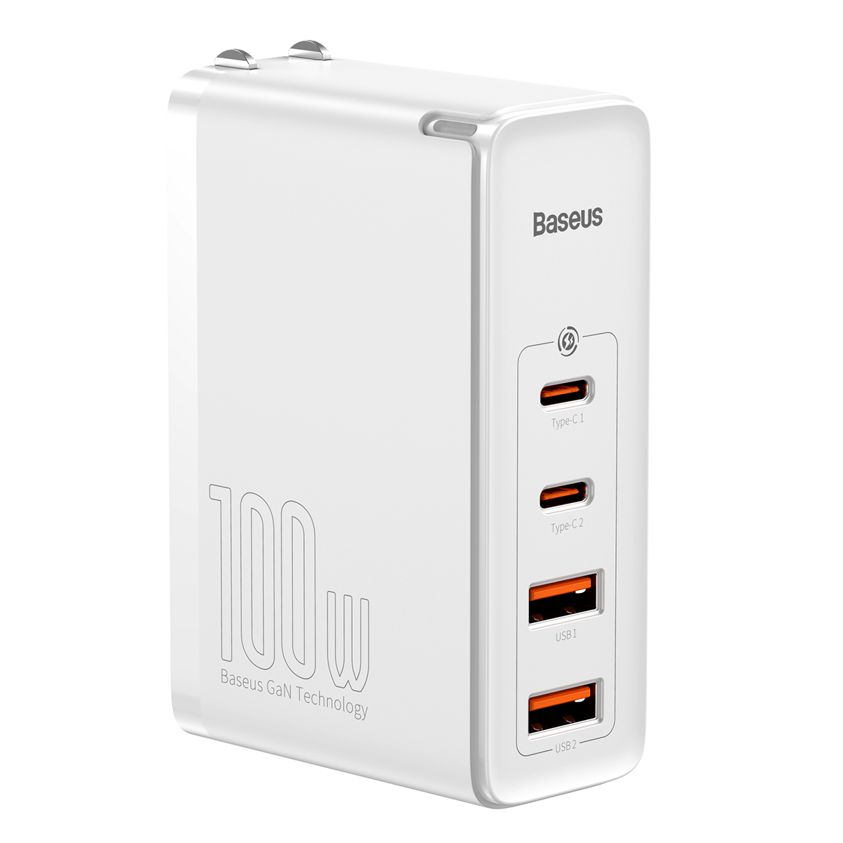 Bộ sạc nhanh 100W Baseus GaN2 Pro Quick Charger 2C 2U - Hàng chính hãng