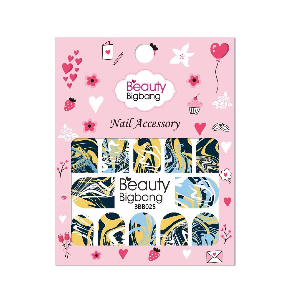 Tấm sticker dán trang trí móng tay nghệ thuật BEAUTYBIGBANG