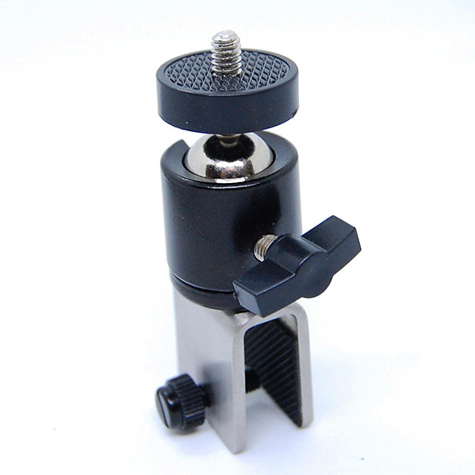 Camera Ball Head Mount 1/4 Interface for DSLR Cameras Flash Light