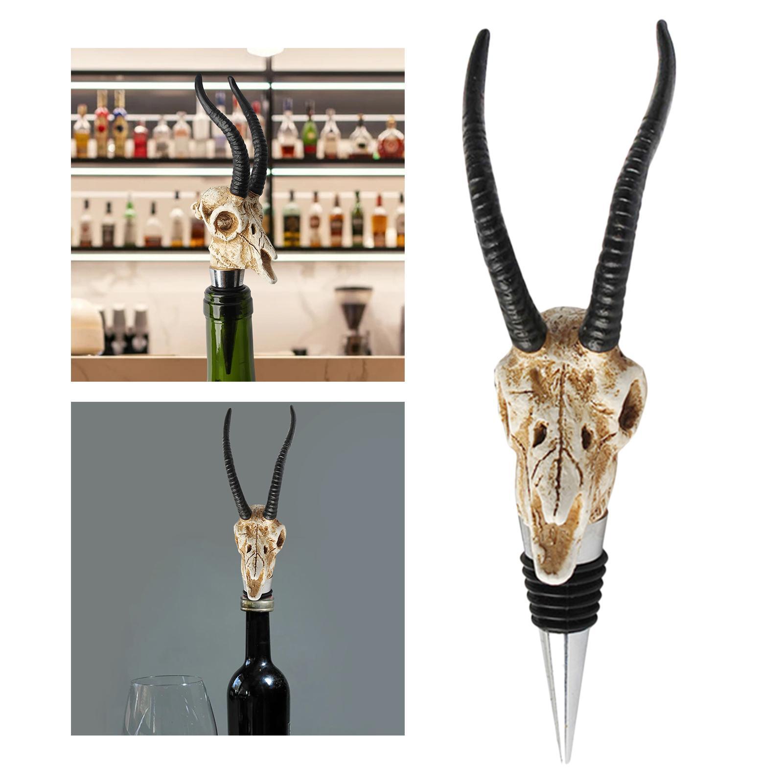 Animal Skull Red Wine Bottle Stopper Wine Bottle Corks for Wedding Leakproof