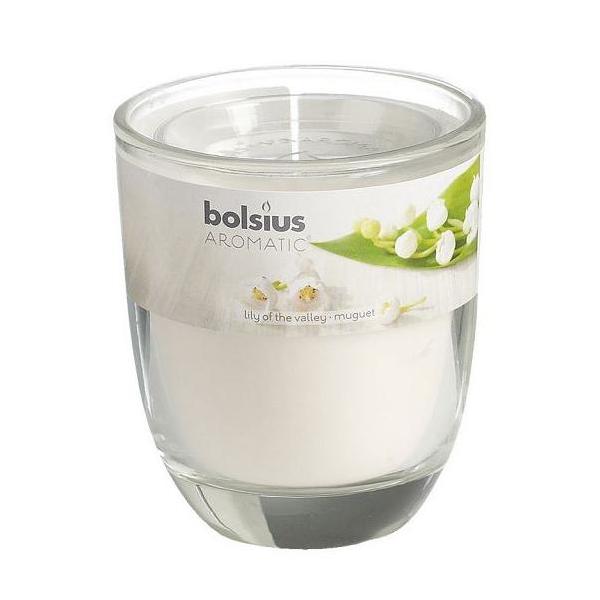 Ly nến thơm Bolsius Lily of the Valley BOL7440 295g (Hương hoa ly)