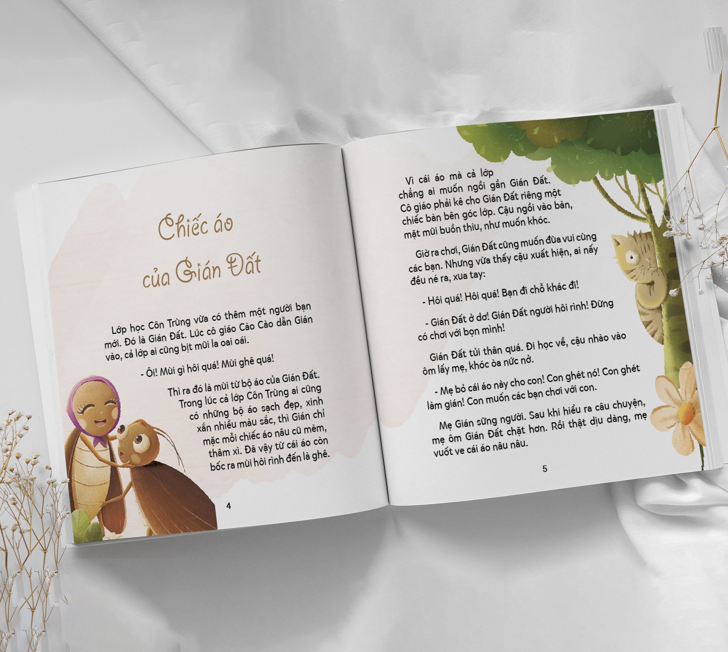 Sách Ươm Mầm Tính Cách: Chiếc Áo Của Gián Đất - Gembooks