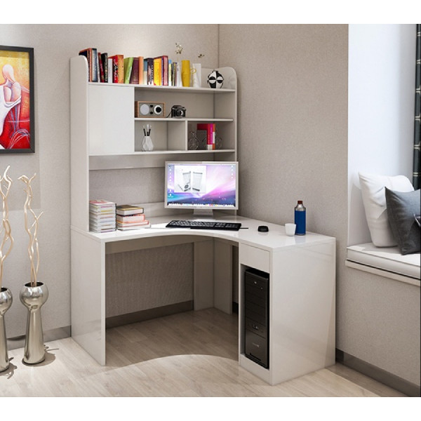Bàn học / Bàn làm việc có kệ sách đứng kích thước 120x120x188cm