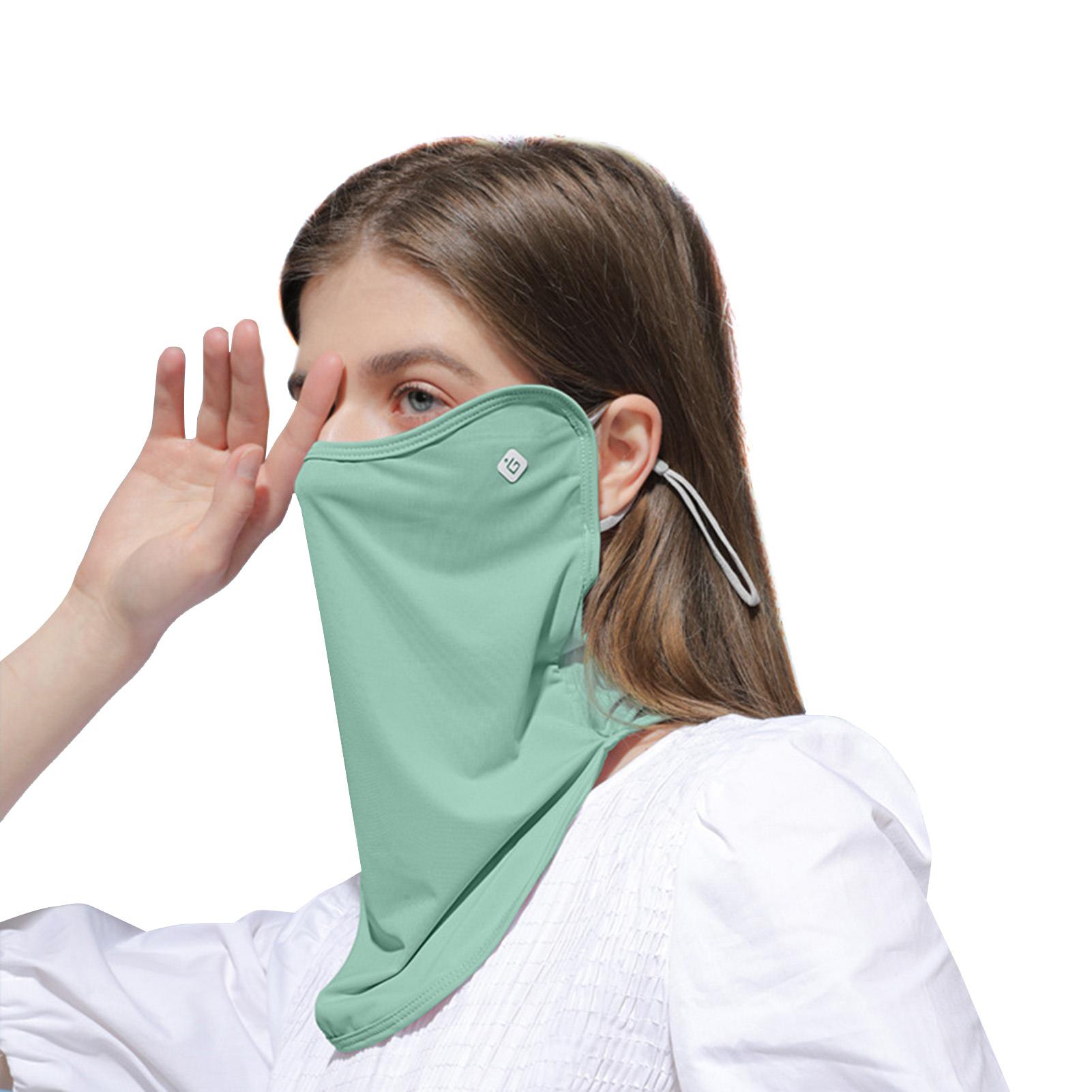 Khẩu trang che mặt chống tia cực tím ngoài trời có thể điều chỉnh vòng đeo tai