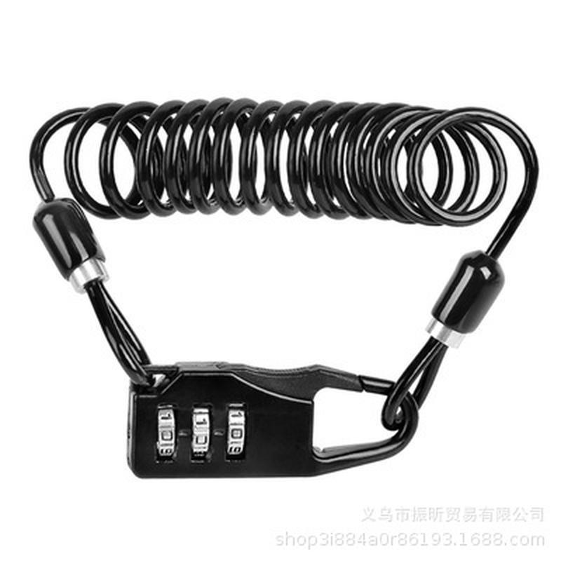 Thuận Lợi Nhất C Mũ Bảo Hiểm Khóa Xe Đạp Khóa Dây Khóa Xe Đạp Xe Máy Điện Di Động Mật Khẩu Khóa Cáp 0.1
