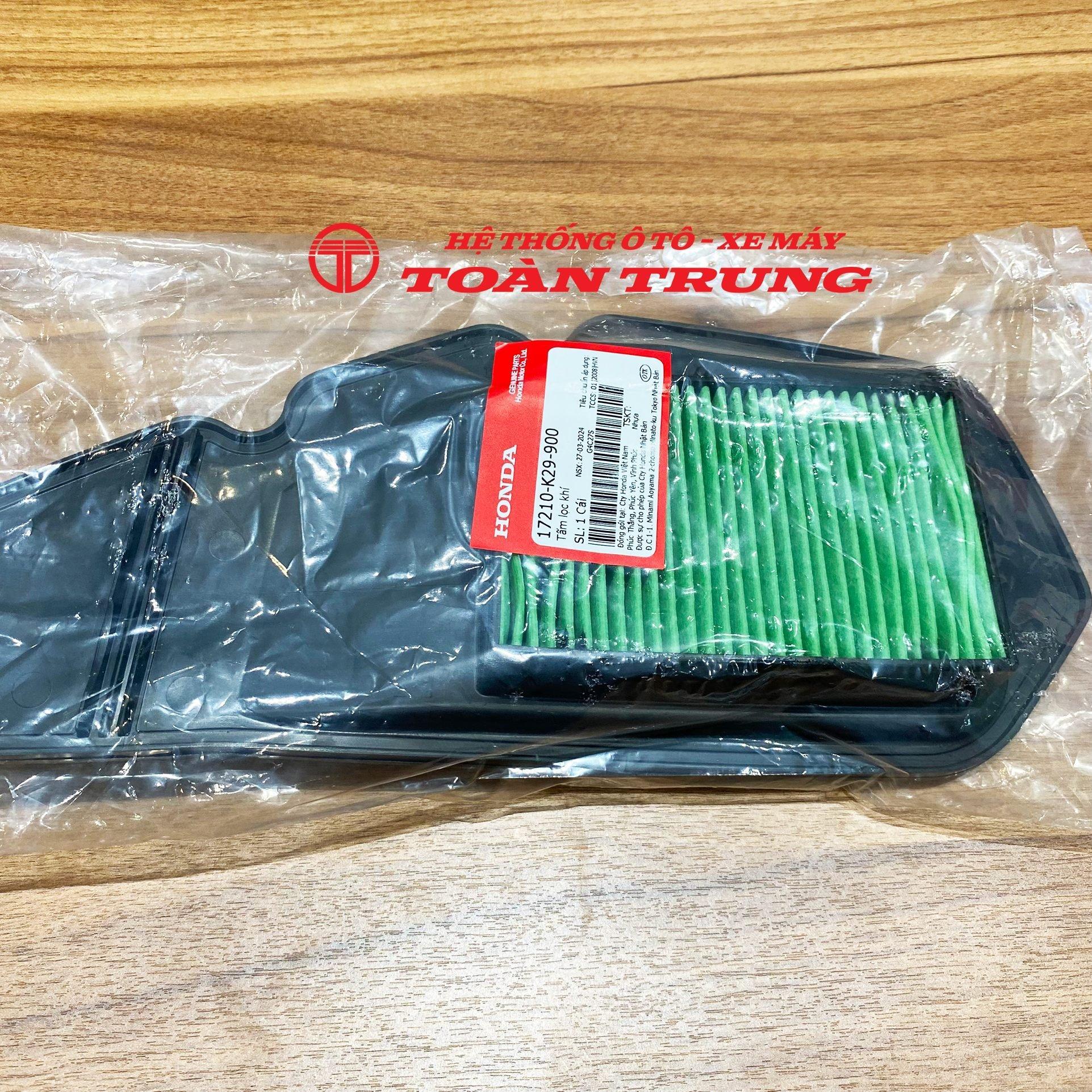 Tấm lọc gió Air Blade 125/150 (2016-2022), SH Mode (2103-2018), PCX 125 (2104-2017) chính hãƞg Honda &quot;17210K29900&quot;