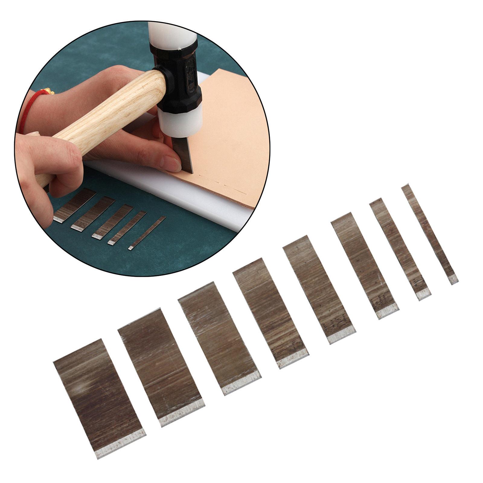 8x Leather Die Cutter Cutting Mold Puncher Stencil Leather Craft Tool Wallet