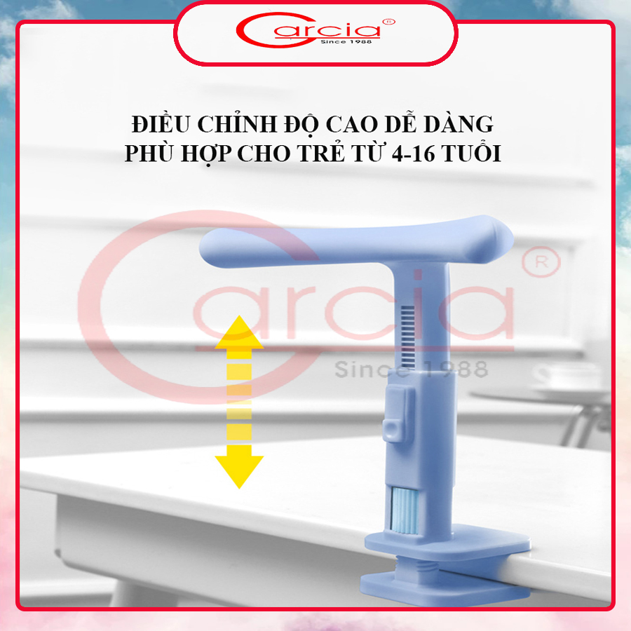 Giá đỡ chống cằm, chống cận thị, hạn chế gù lưng cho bé - Có nhiều nấc chiều cao để lựa chọn - Nhựa an toàn cho trẻ em - Hàng chính hãng