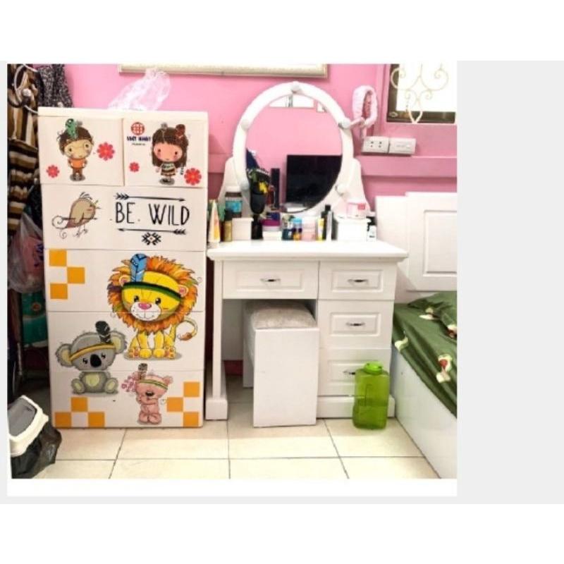 Tủ nhựa Lucky 5 tầng 60*47*122cm các mẫu