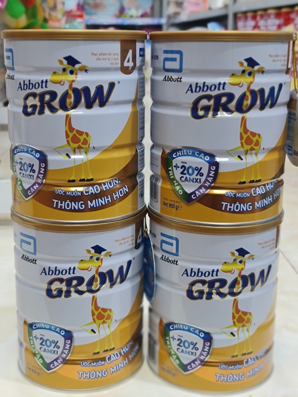 Sữa bột Abbott Grow 4 900g