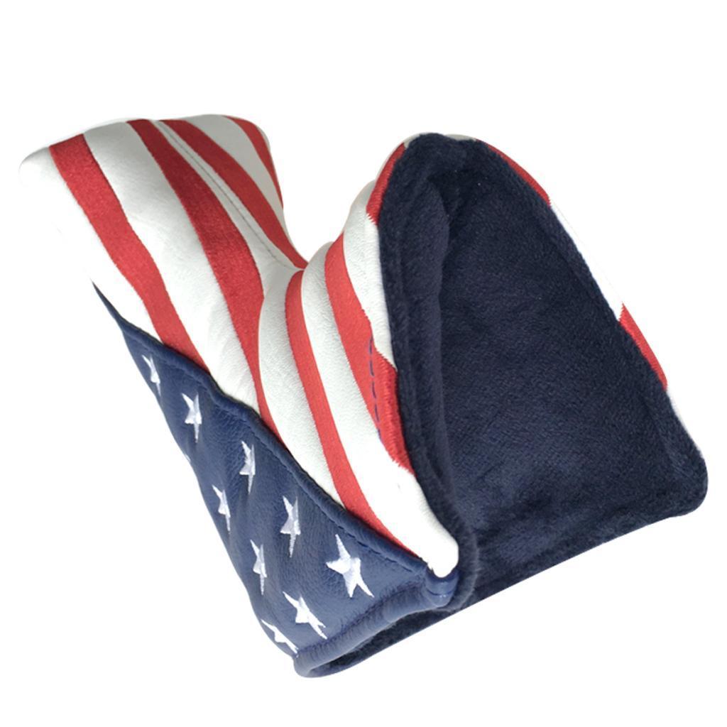 Waterproof Golf Club Headcover PU Leather Covers Putter Head Covers