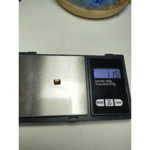115 (h) Hạt Tourmaline Vàng Trà (THIÊN NHIÊN)