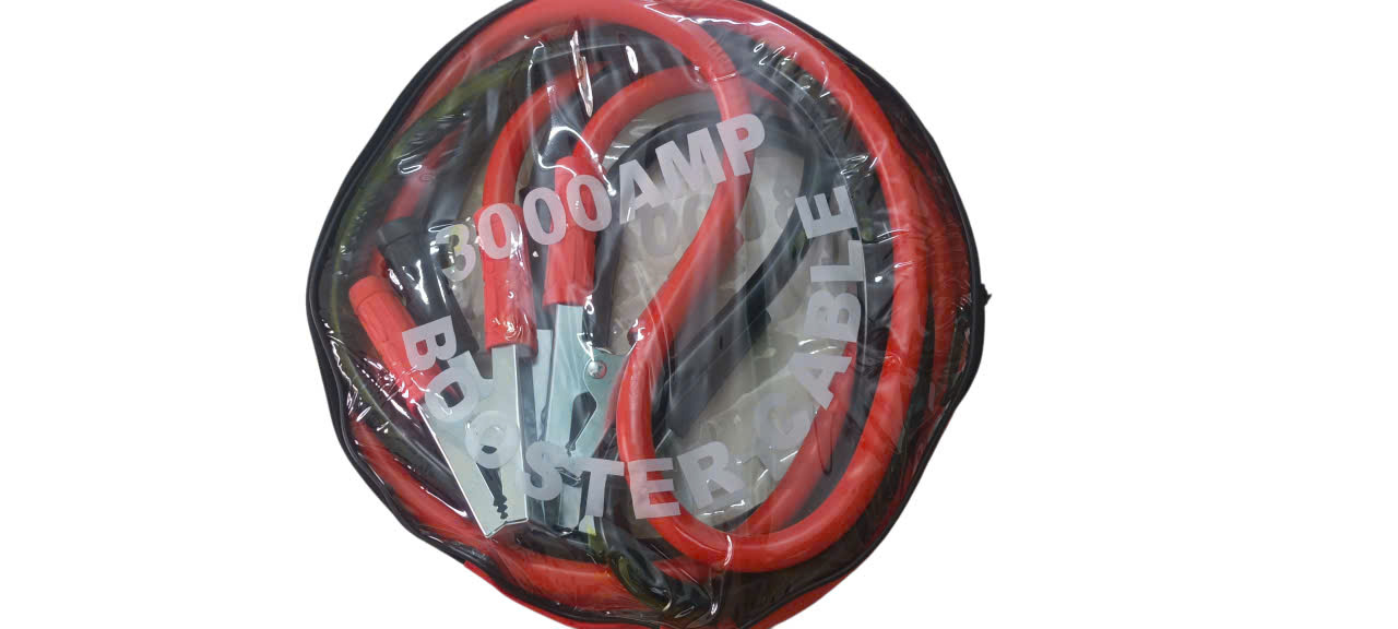 Bộ 2 Dây Câu Bình Ắc Quy Ô Tô 3000A – Dây Siêu To Nặng 2.6Kg, Chất Lượng Tốt Nhất
