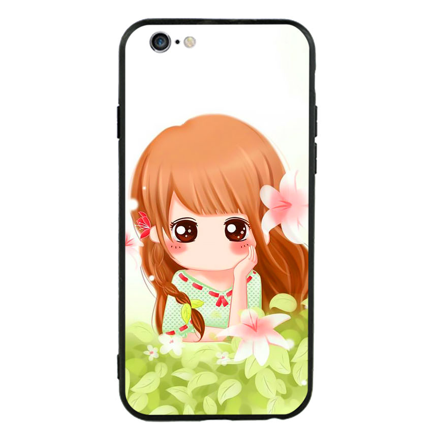 Ốp Lưng Viền TPU cho điện thoại Iphone 6 Plus / 6s Plus - Baby Girl 02
