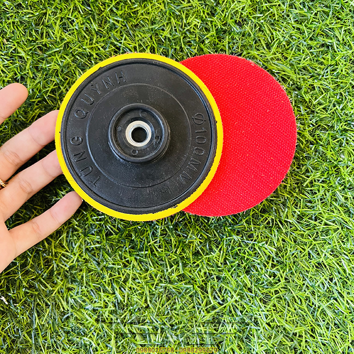 COMBO 10 Đế Dán Chà Nhám Đĩa Đánh Bóng Tự Dính 100mm