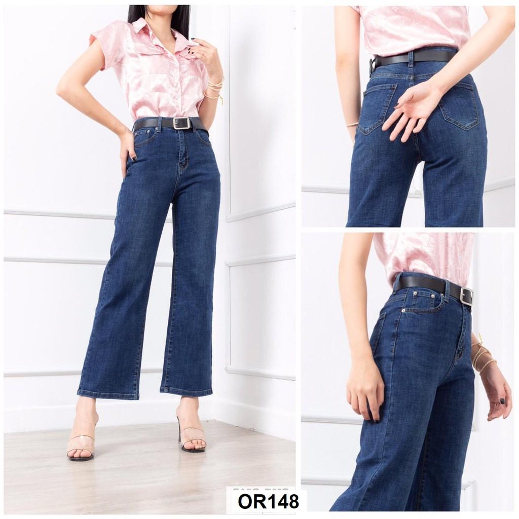 Quần Jean Ống Suông Co Giãn OR148