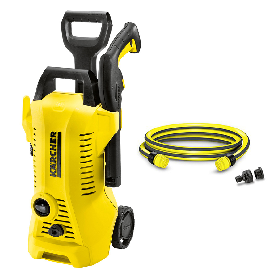 Combo Máy Phun Rửa Áp Lực Cao Karcher K 2 Full Control và Dây cấp nước Karcher 1.5m (2.645-122.0)