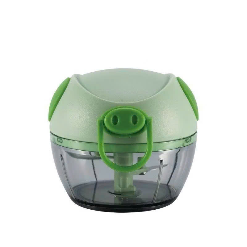 Máy Xay Tỏi Ớt Cầm Tay Mini Hình Mặt Lợn Kute – Xay Gia Vị Tiện Lợi Với 2 và 3 Lưỡi Dao - HÀNG CHÍNH HÃNG MINIIN