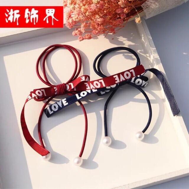 Si 10 cot tóc nơ xinh xắn