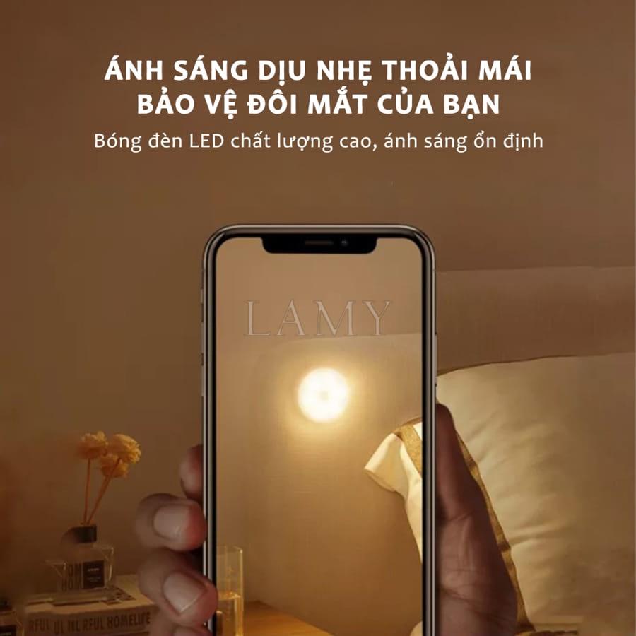 Đèn Cảm Ứng Chuyển Động Dán Tường, Đèn Led Cảm Biến Thông Minh Tự Động Sáng Gắn Tủ Quần Áo Hành Lang