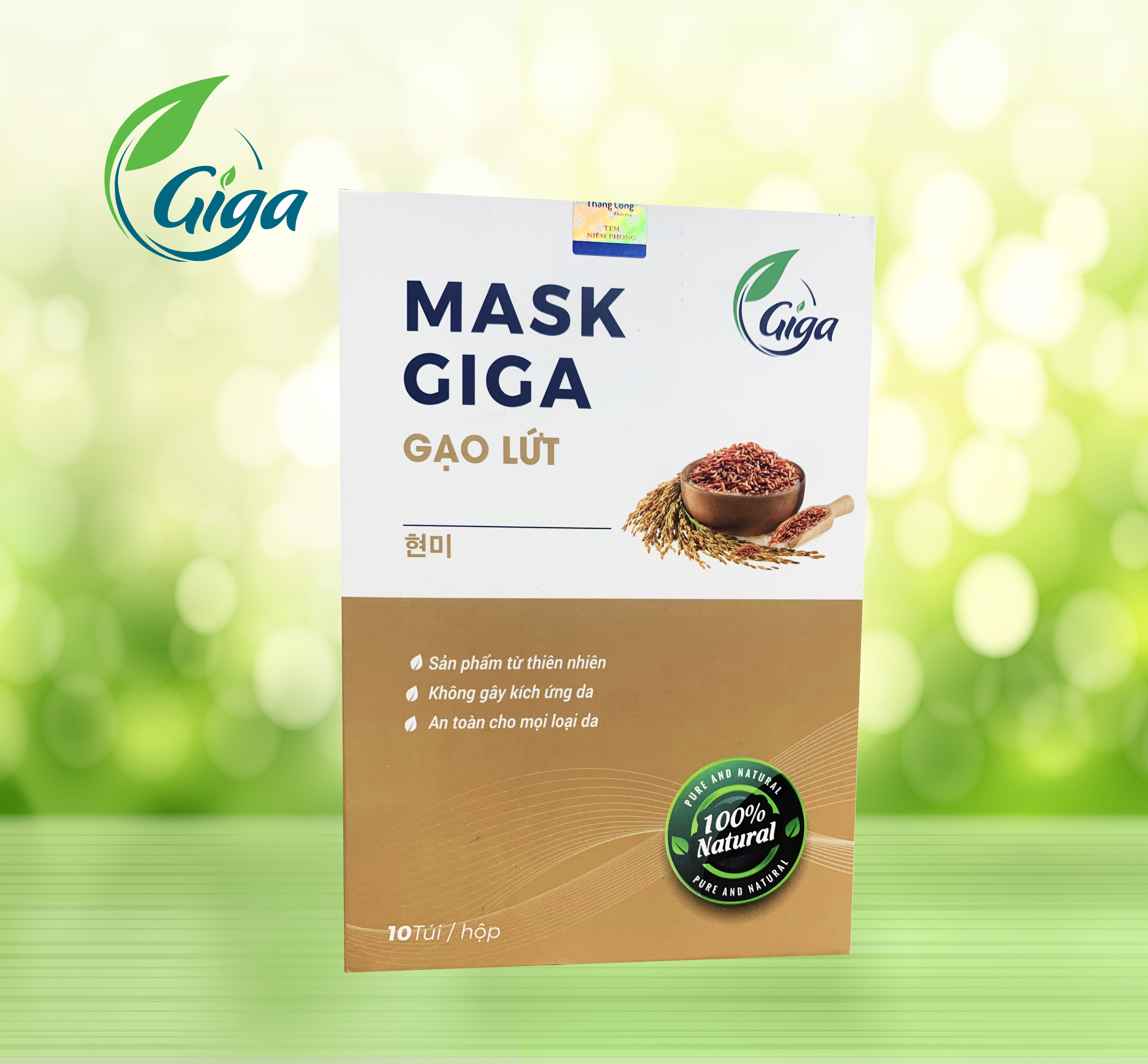 Mặt Nạ Gạo Lứt Giúp Cấp Ẩm Dưỡng Trắng làm Mềm Da