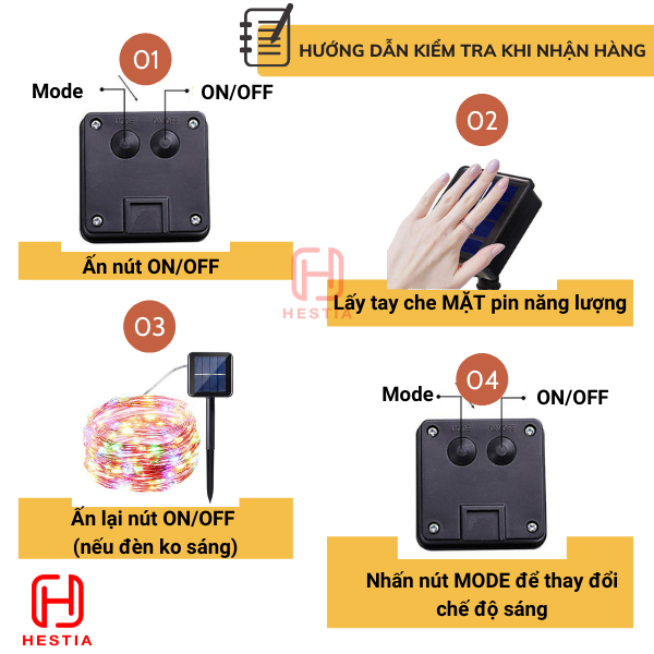 Đèn led dây năng lượng mặt trời T-Light 10 mét, 20 mét cho không gian Nhà, Quán Cafe, Ban Công, Sân Thượng Siêu Chill...