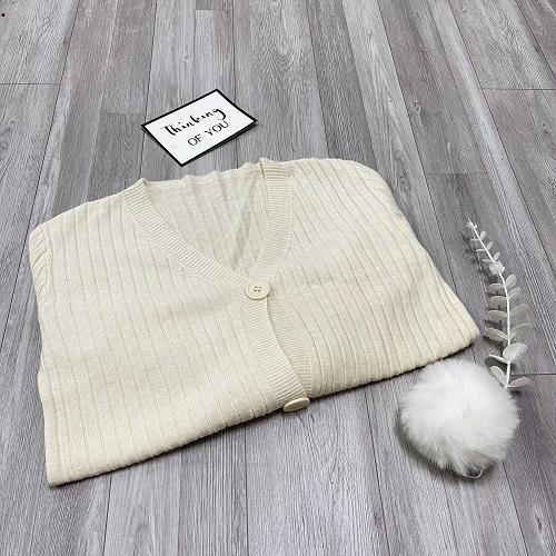 Áo len cổ V mỏng, áo cardigan nữ croptop 3 khuy freesize ulzzang Junnie Closet