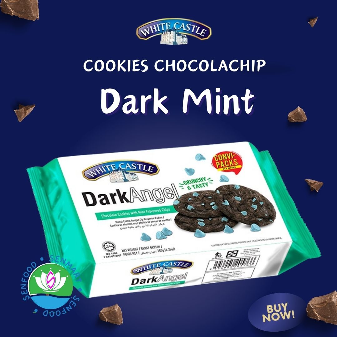 [Mua 2 tặng 1] Bánh cookies chocochip White Castle nhập khẩu Malaysia 180g 3 vị ngẫu nhiên