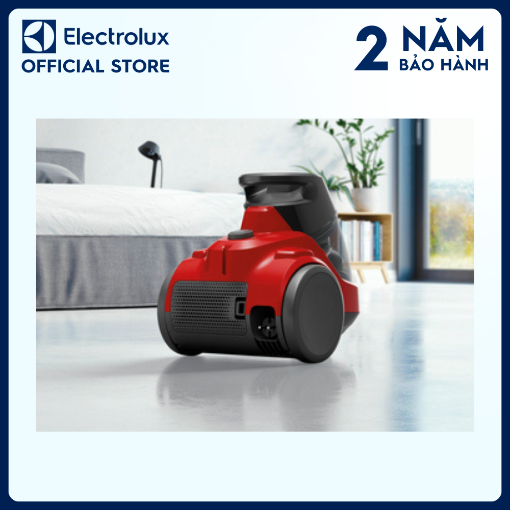Máy hút bụi - Hộp chứa bụi Electrolux EC41-6CR - Bộ lọc 4 bước cho kết quả hút bụi sạch sâu, Dung tích hộp chứa bụi lớn 1,8L